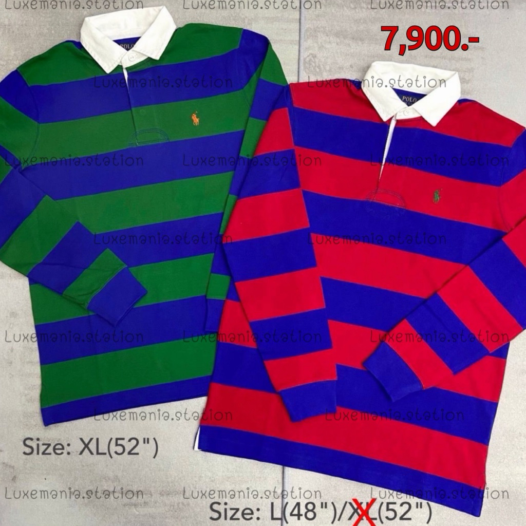 🇹🇭👜[พร้อมส่ง]: New!! Polo Ralph Lauren Rugby Shirt ‼️ก่อนกดสั่งรบกวนทักมาเช็คสต๊อคก่อนนะคะ‼️