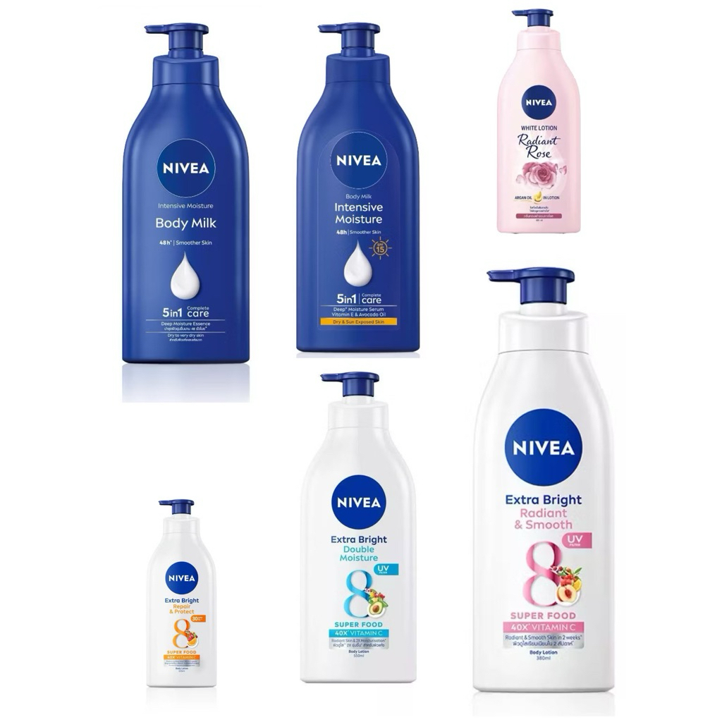 NIVEA โดยมีหลายสูตร โลชั่น 380-525