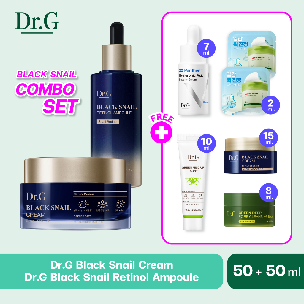 [SPECIAL SET] Dr.G BLACK SNAIL COMBO SET