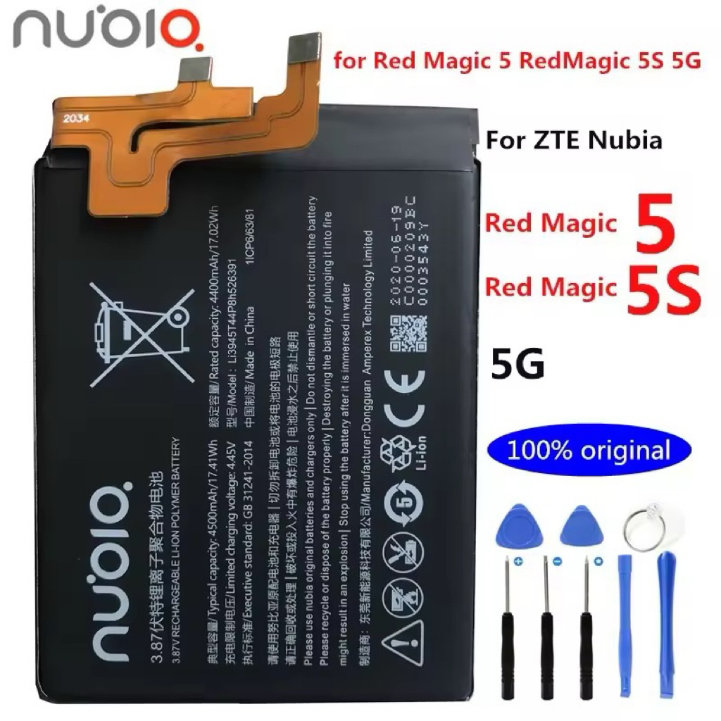 แบตเตอรี่ Nubia Red Magic 5G NX659J Li3945T44P8h526391 4500mAh ประกันนาน 3 เดือน