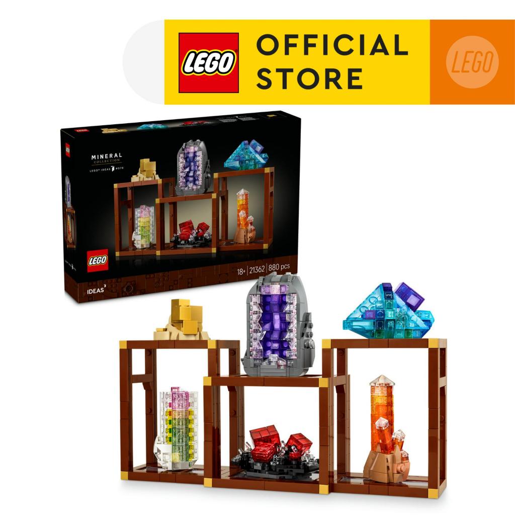 LEGO Ideas 21362 Mineral Collection (880 Pieces), Building Blocks, Kids Toy