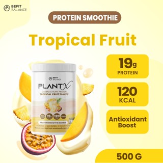 BEFITBALANCE PLANT X TROPICAL FRUITS FLAVOR 500G  No Soy