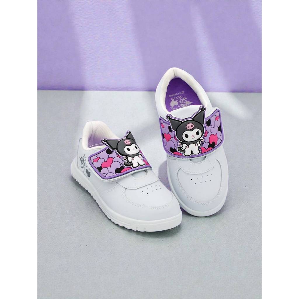 Y-Roon Kuromi 888  รองเท้านักเรียนผูกเชือก ยี่ห้อ Y Roon รุ่น 888 - 37-43 ส่งทุกวัน