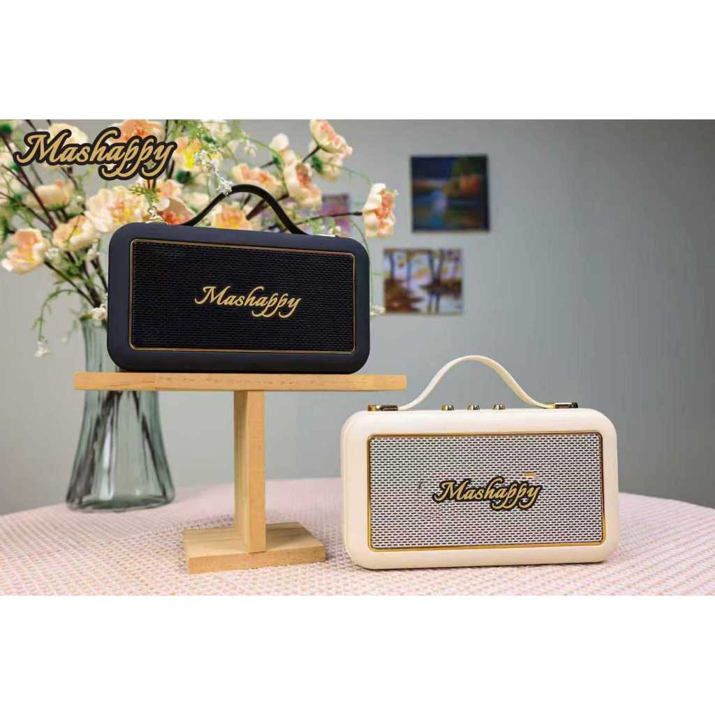 Mashappyลำโพง บลูทูธ เสียงดีมาก 10W ลำโพงบลูทูธ รุ่นM32 เบสแน่น ดีไซส์สวย