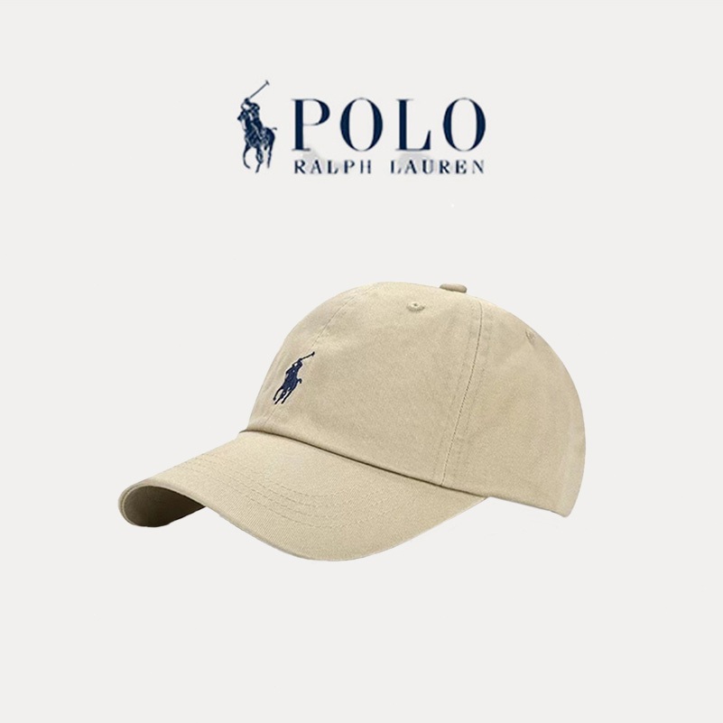 หมวกPolo ralph lauren หมวกเบสบอล cotton baseball capกากี