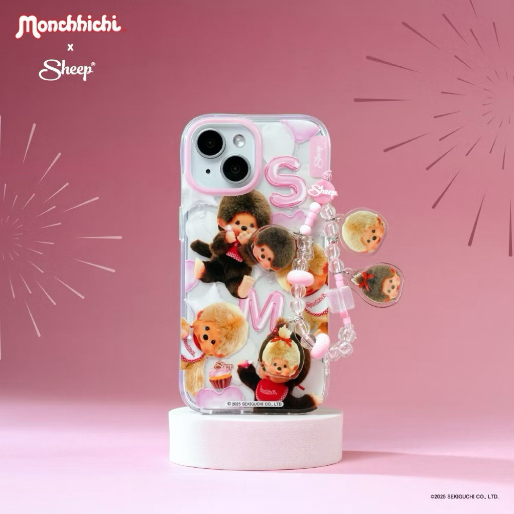 พร้อมส่งจากไทย🇹🇭❤️ เคสโทรศัพท์ Apple Sheep Collection Monchhichi เคสไอโฟน&ซัมซุง