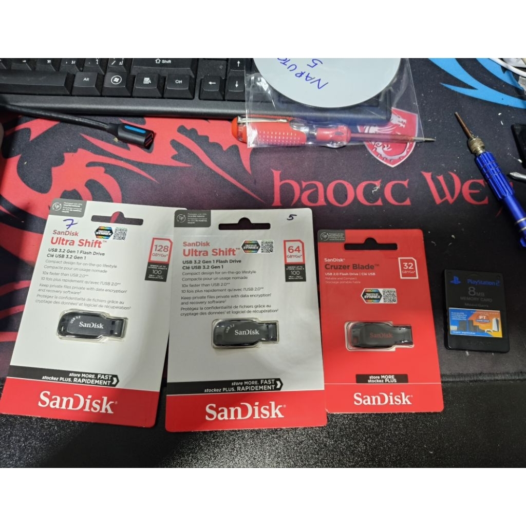 🔥 แฟลชไดรฟ์พร้อมเกม PS2 / PS1 / Famicom เลือกเกมได้