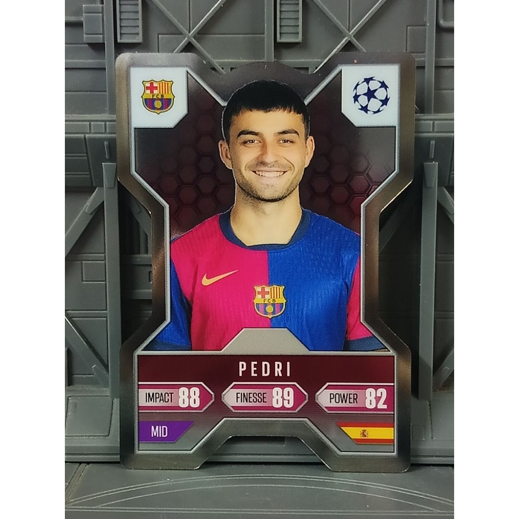 Card Match attax 
Champions League EXTRA 2024/25 Card CX3 - Pedri - Chrome X

