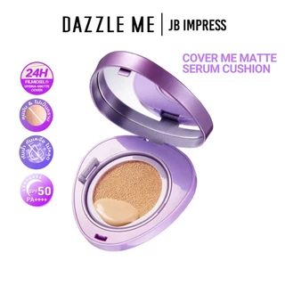 [ใหม่] DAZZLE ME Cover Me Matte Serum Cushion คุชชั่นฟินิชแมท ที่มอบความปกปิดและสบายผิว