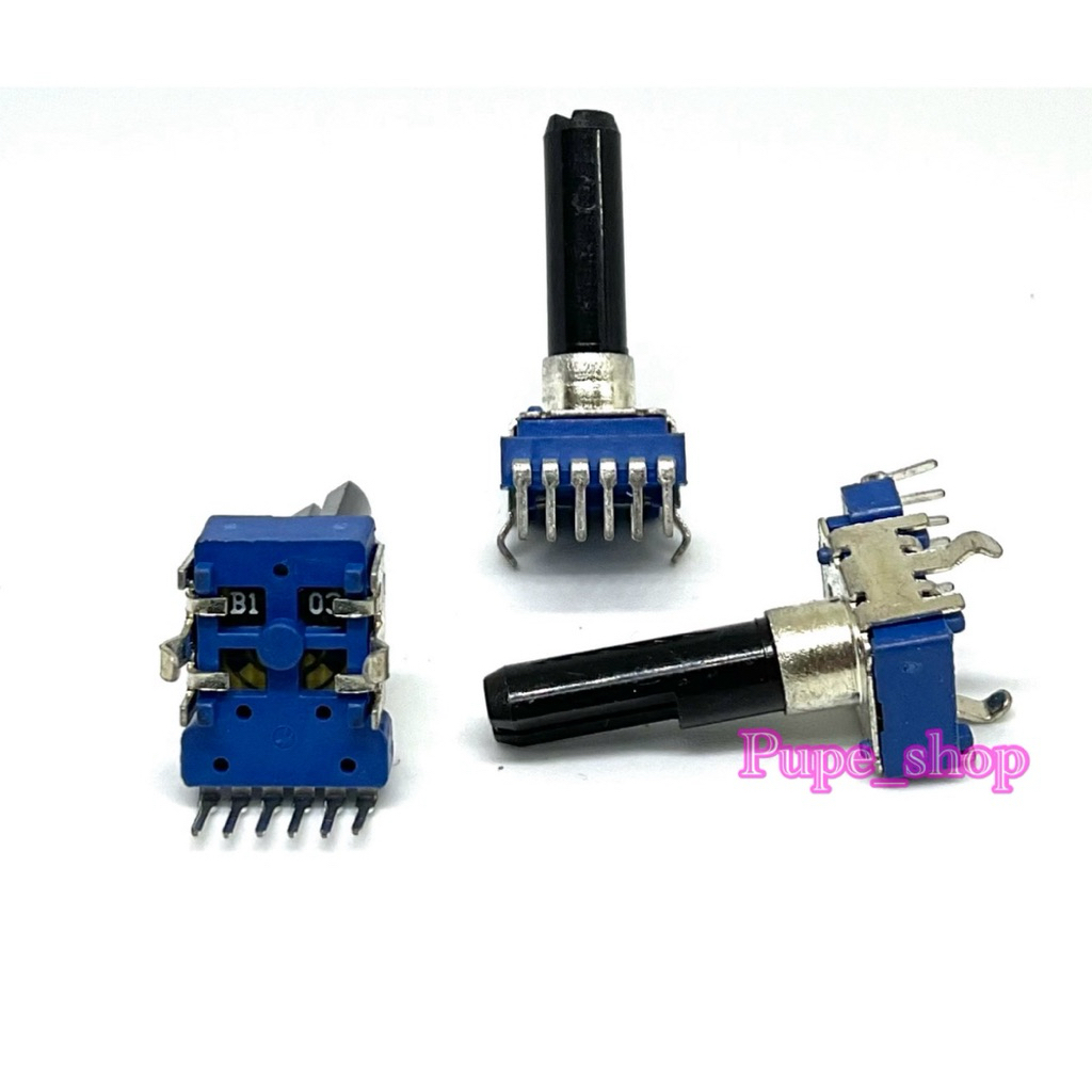 VR วอลลุ่มมิกซ์ 6ขา  แกน19มิล มี 10KB,  20KB, 50KB, 100K