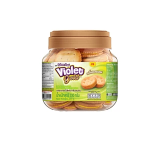 Violet Gold ไวโอเลตโกล์ดแครกเกอร์ 330-380 กรัม (6กระปุก)