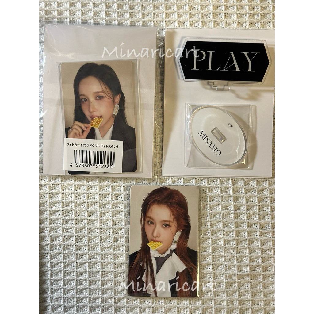(พร้อมส่ง) การ์ดมิซาโมะ JYP SHOP POB MISAMO JAPAN 1st ALBUM PLAY