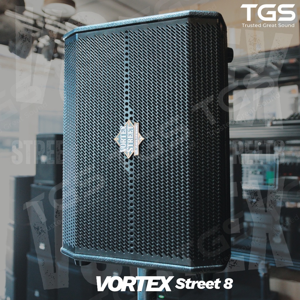 Vortex Street 8.2 ตู้ลำโพง active มีแบตในตัว ขนาดพกพาสะดวก ใช้งานอเนกประสงค์