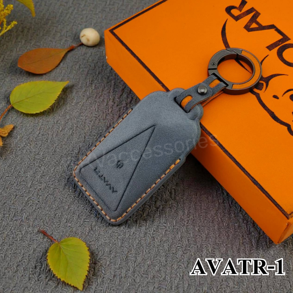 ซองกุญแจรถ หนังอัลคันทาร่า AVATR-07 พรีเมียม กันรอย พร้อมพวงกุญแจ