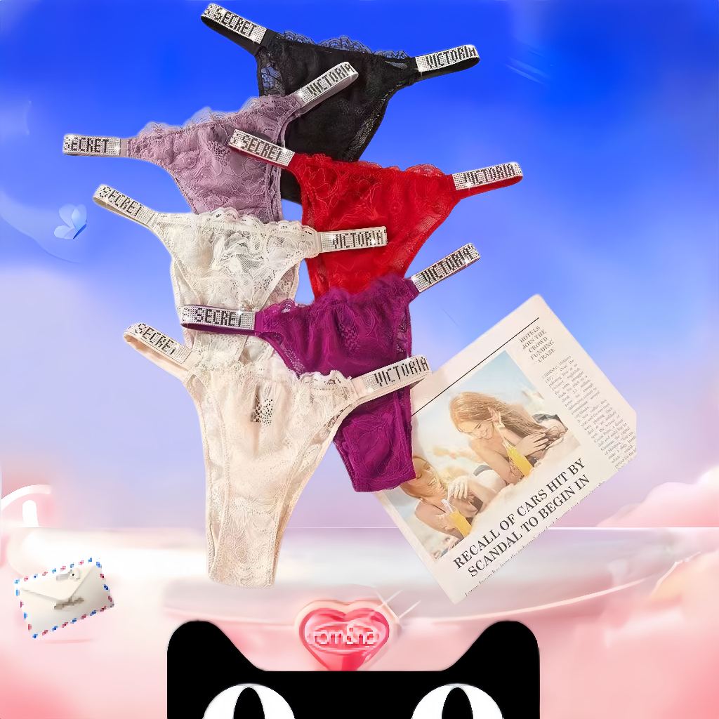 Victoria’s Secret ชุดชั้นใน เสื้อผ้า วัสดุผ้าฝ้ายแท้ 【เป็นของแท้ 100%】 – โปรปัง