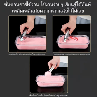 ที่ตักไอศครีม วัสดุอลูมิเนียมอัลลอย ยาว 18 cm ช้อนตักไอติม ช้อนตักไอศครีม