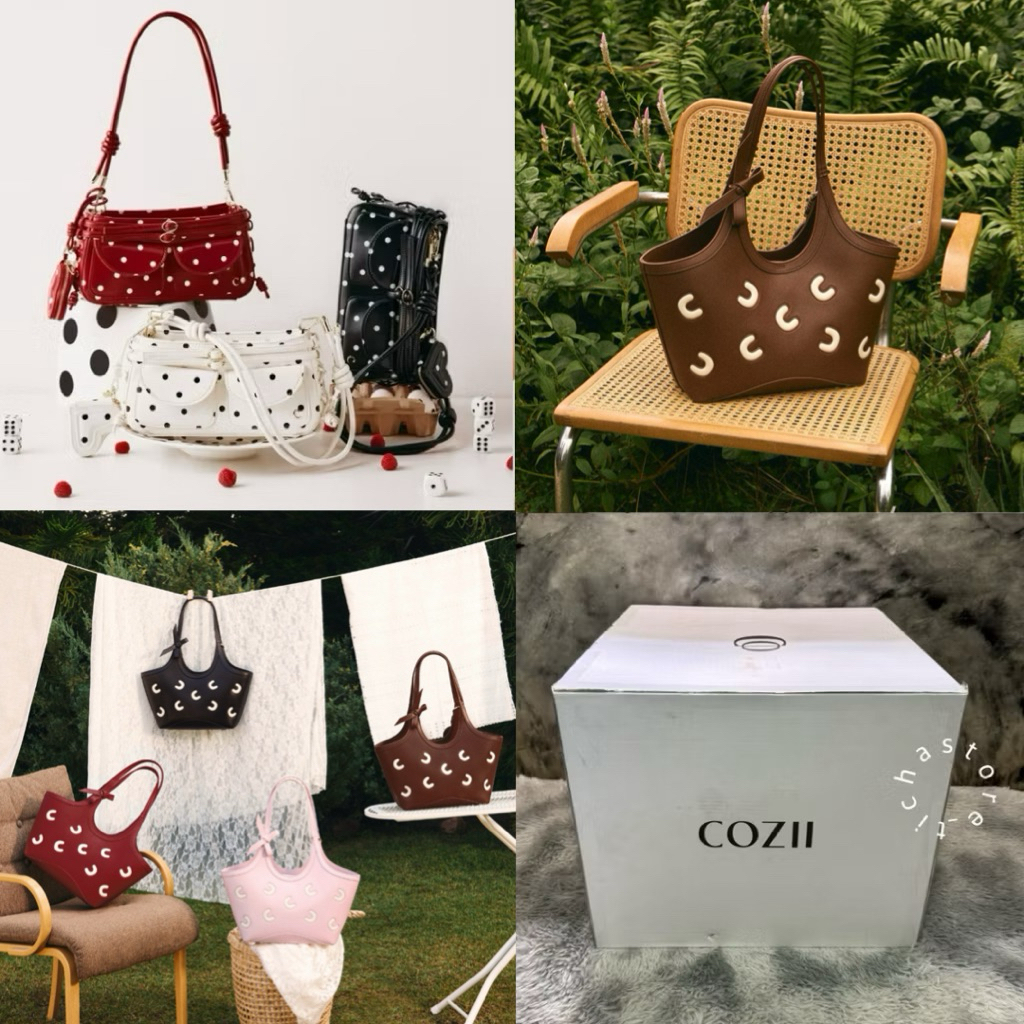 (พร้อมส่ง) Cozii Bag รุ่น Small Colbie และ Alice Double Double Polkadot (Limited Edition)