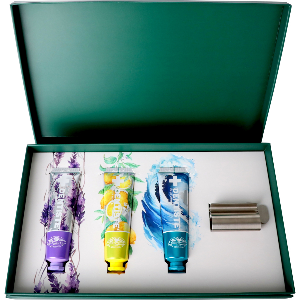 [Limited] Dentiste La Dolce Vita Set - Flavor Edition Toothpaste 50g. Lavender / Sea Salt / Lemon