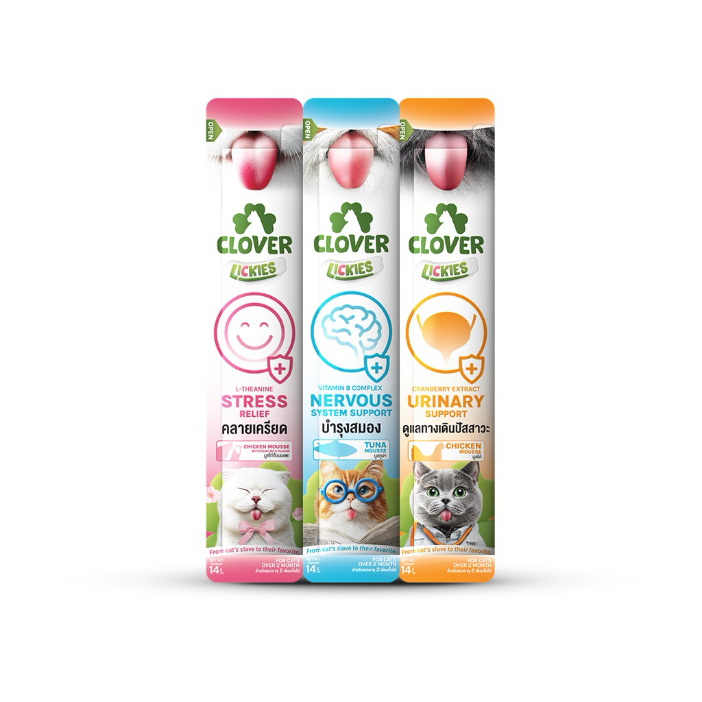 🐱 Clover Lickies วิตามินแมวเลีย 👅