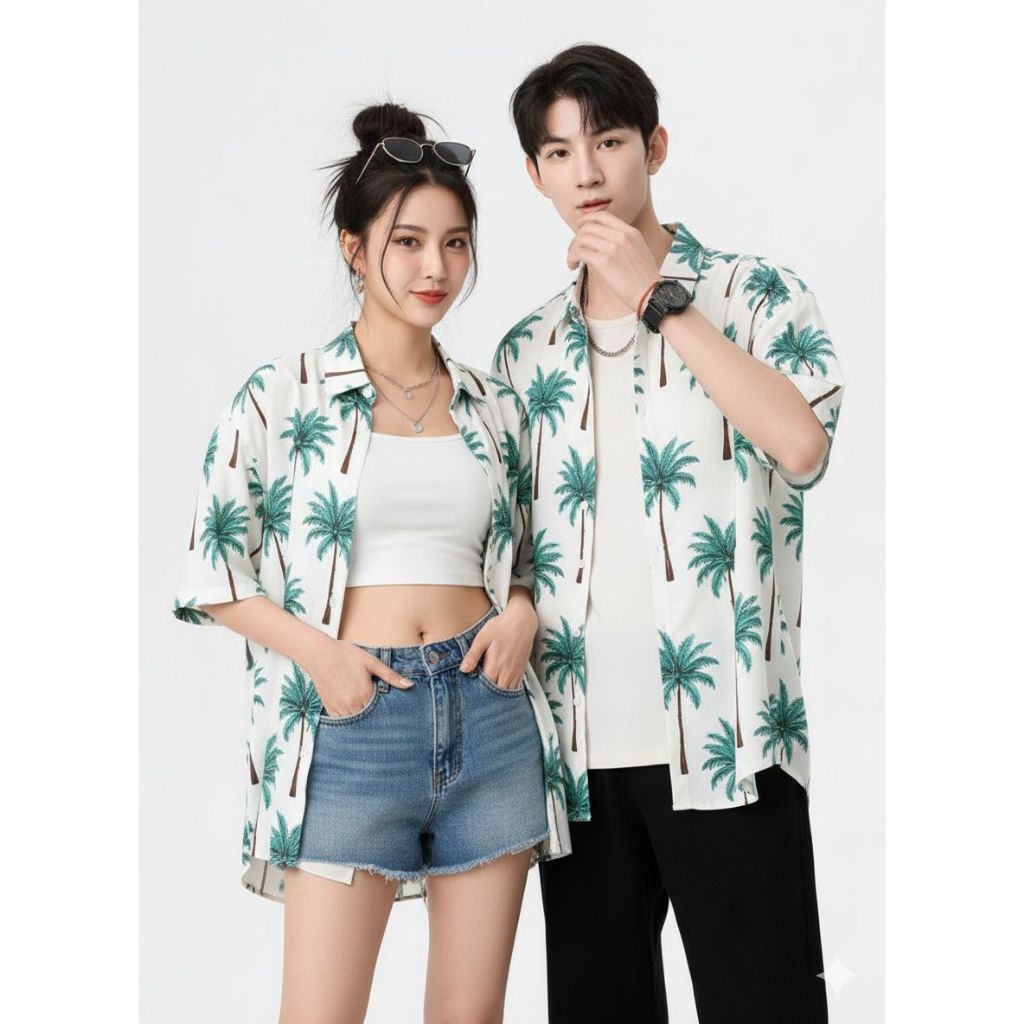 ลายใหม่ M-2XL (2)🌴⛱️ เสื้อฮาวาย เชิ้ต เสื้อสงกรานต์ ผ้าไหมอิตาลีพิมพ์ลายคมชัด สีสดใส ผ้าพริ้วใส่สบาย ไม่ต้องรีด(ปกเชิ้ต) รูปที่ 6
