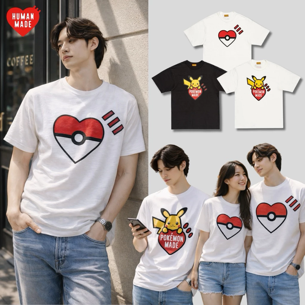 พร้อมส่ง | เสื้อยืด Human Made "Pokémon Collection" Tee พร้อมส่งจากไทย ส่งสินค้าทุกวัน รับประกันความพอใจ คืนเงินได้