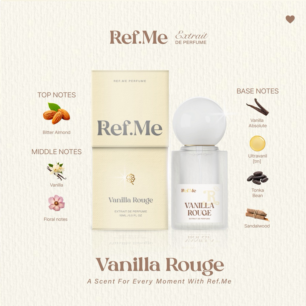 Ref.Me perfume กลิ่น Vanilla rouge น้ำหอมเรฟมี