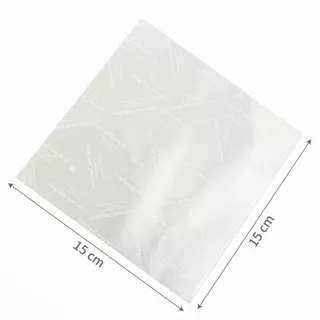 กระดาษห่อขนมอบ กระจกเงา ขนาด 15x15 ซม. (100/200 แผ่น) สำหรับเค้ก ขนมปัง เบเกอรี่