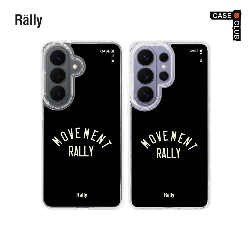 CaseClub เคสซัมซุง เคสแม่เหล็ก ลาย Rally Varsity Rally Varsity Movement สีดำ สำหรับ Galaxy S26/S26 U