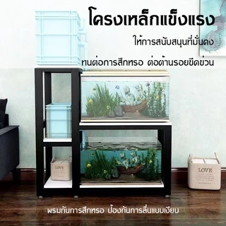 ขาตั้งตู้ปลา ขาตั้งกระบอกแก้ว การจัดเก็บอุปกรณ์เสริม ความสามารถในการรับน้ำหนักที่แข็งแกร่ง