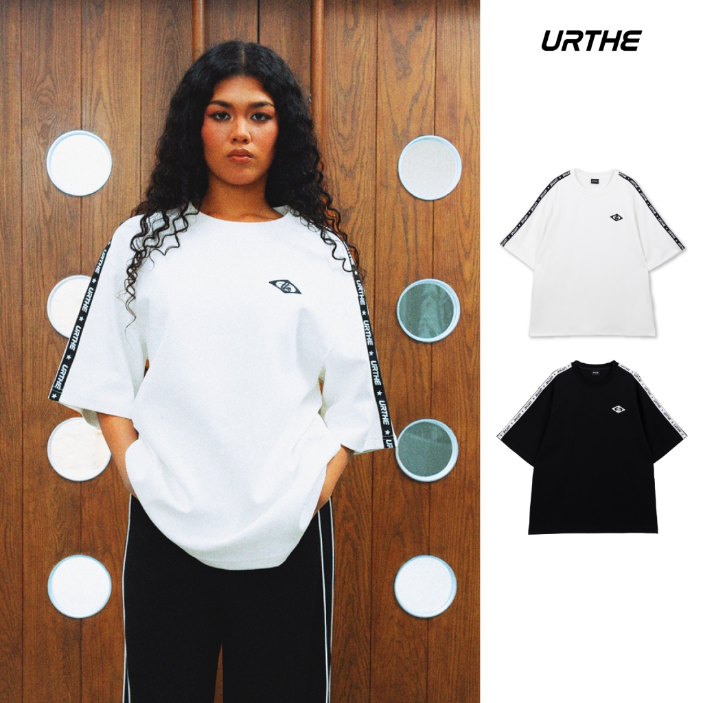 URTHE - เสื้อยืด เเขนสั้น Oversize รุ่น VELOCITY TEE
