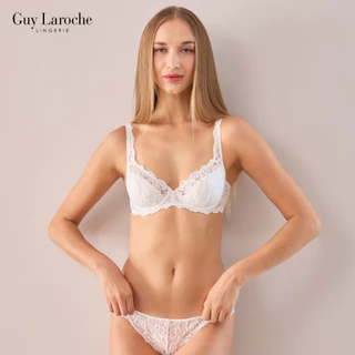 Guy Laroche Lingerie เสื้อในลูกไม้ เสริมฟองน้ำบาง Soft Pad Lace Bra GB7T70
