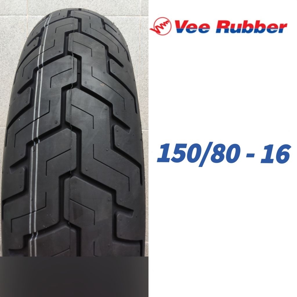 ยางมอเตอร์ไซค์ทางเรียบ (Vee Rubber) ขอบ 16" เบอร์ 150/80-16