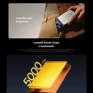 [NEW] Xiaomi UltraThin Magnetic Power Bank 5000 15W ชาร์จเร็วได้ 3 แบบ พาวเวอร์แบงค์ไร้สาย แบตอึด บางเบา พกพาสะดวก