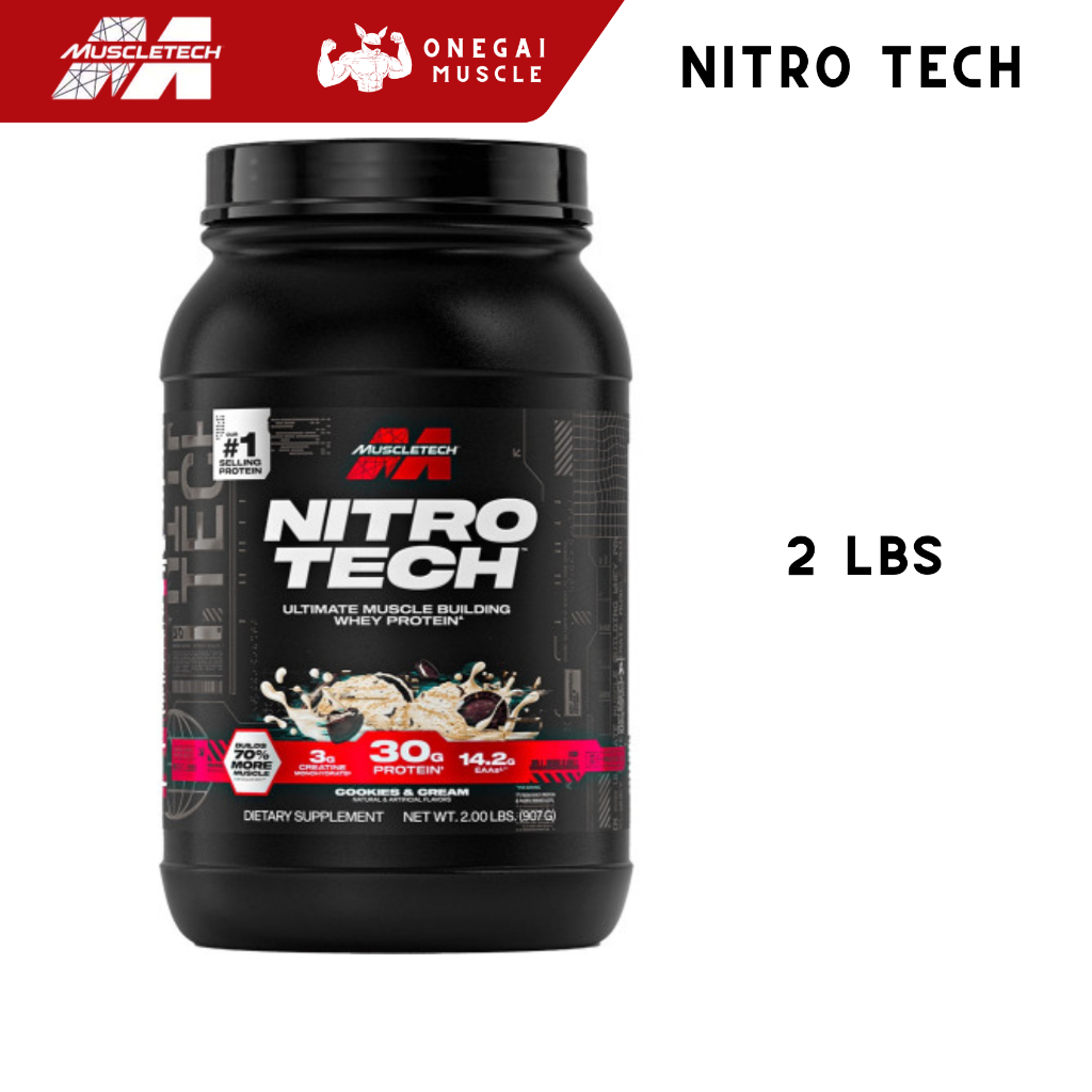 Muscletech Nitro Tech Whey Protein 2 LBS, muscletech whey