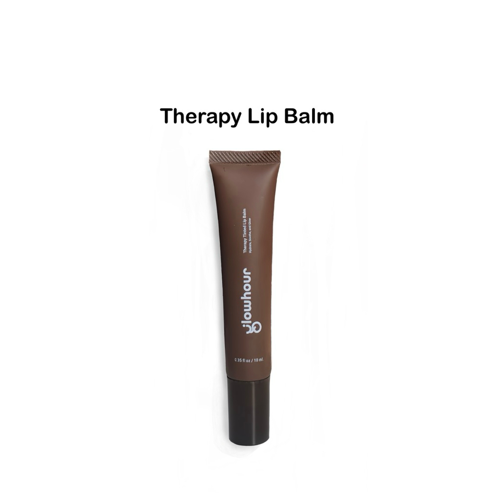 GLOWHOUR Therapy Tinted Lip Balm ลิปบาลมมบำรุงมีสี สูตร Therapy บำรุงและเพิ่มสีให้ริมฝีปาก ชุ่มชื้น เบลอร่องปาก ฉ่ำโกลว์