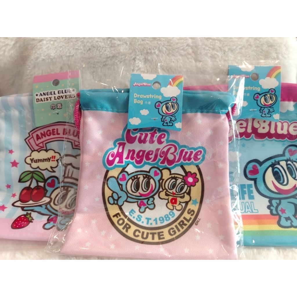🇯🇵กระเป๋า​ถุง​ผ้า​ Angel Blue​ 🍊 นำเข้า​จาก​ญี่ปุ่น​แท้​100​%✅