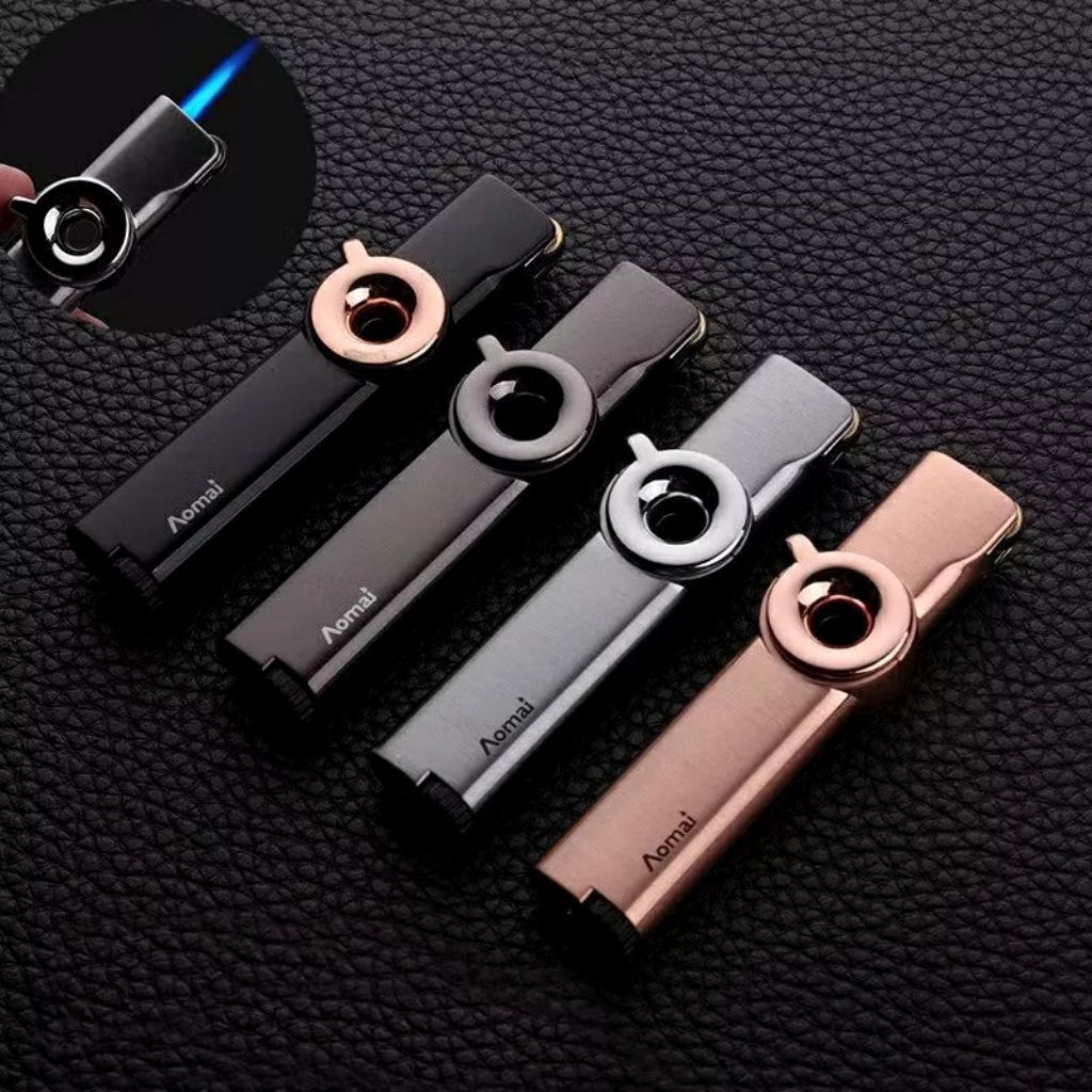 Aomai ไฟแช็คแก๊ส ไฟฟู่กันลม ดีไซน์ใหม่