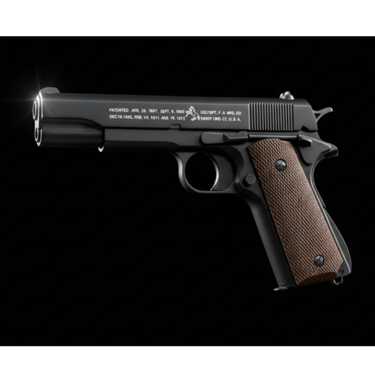 1911 โมเดลสะสม โลหะAlloy ของเล่น  ฝึกสมาธิ เรียนรู้กลไก (ไล่นกได้)