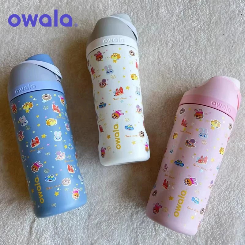[Owala] Limited Edition Stainless Steel Water Bottle, Dual-Wall Insulation, Leak Proof Travel