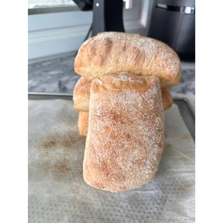 ขนมปังเชียบัตต้า Ciabatta Bread - 4 pcs set