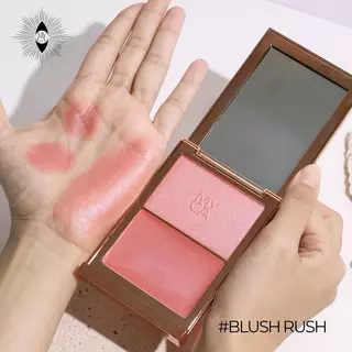 บลัชออน2เนื้อ(ครีม/แมท)ในตลับเดียว MYCA รุ่น GLOW2GO BLUSH PALETTE แต่งได้หลายลุค พกง่าย ให้ลุคโกลว์ธรรมชาติ