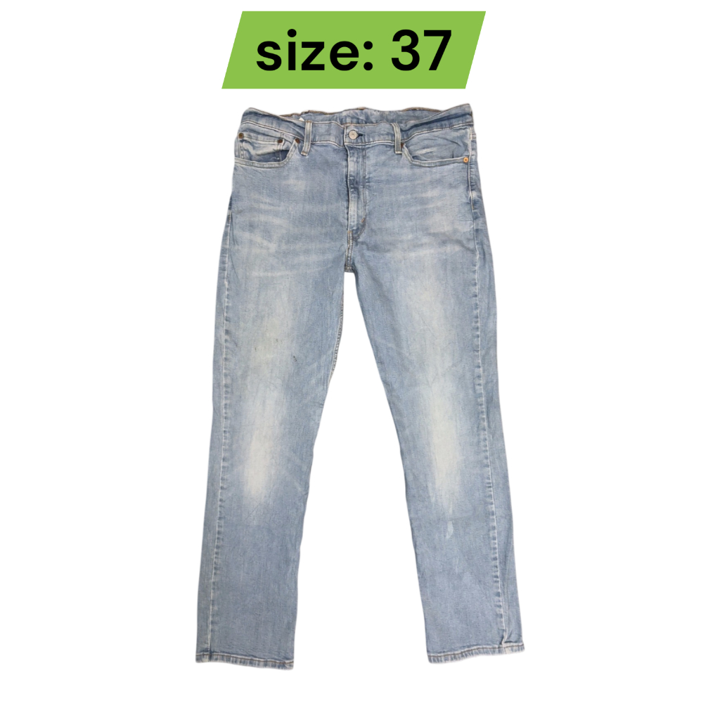 กางเกงยีนส์ ลีวาย 511 เอว37 ยาว 42 ขา 7.5 มือสอง รหัสs37