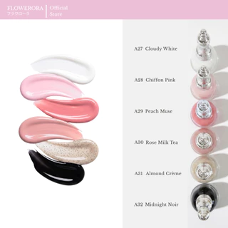 [2026 เฉดสีใหม่] NEW SHADES FLOWERORA สีทาเล็บสุขภาพดี สูตรเบสน้ำไม่ต้องอบ ไม่มีกลิ่นฉุน ทาในห้องแอร์ได้