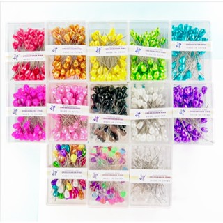 เข็มหมุด เข็มหมุดหัวเพชร พร้อมกล่อง