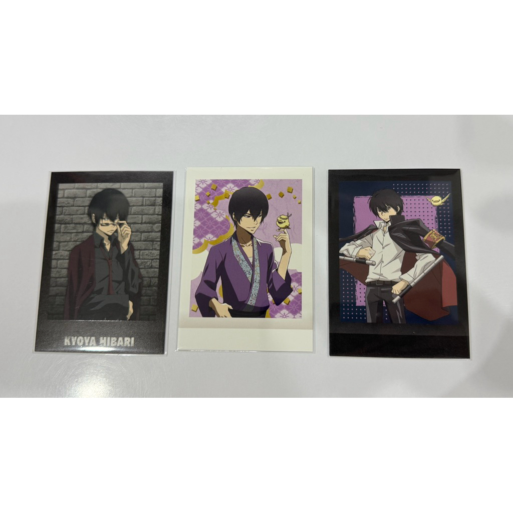 เซ็ต 3 ใบ การ์ดสะสม Reborn! Kyoya Hibari ฮิบาริ เคียวยะ
