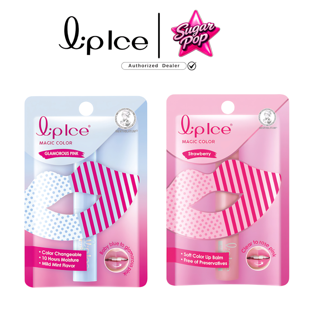 Mentholatum Lipice Magic Color 2g เมนโทลาทั่ม ลิปบาล์ม