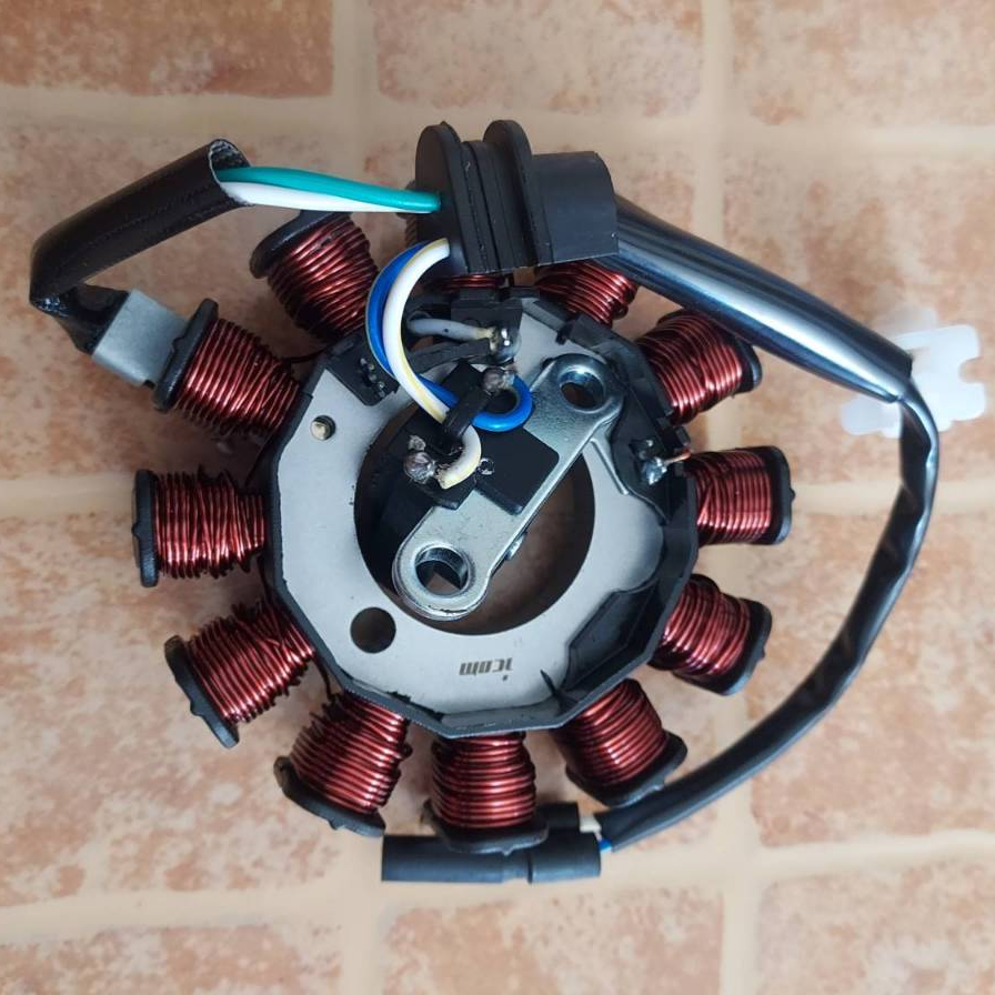 ฟิลคอยล์มัดไฟ ชุดขดลวดแท้รุ่นสตาร์ทมือ,เวฟ110i รุ่นแรกปี 2009-2010,CZI 31120-KWW-711