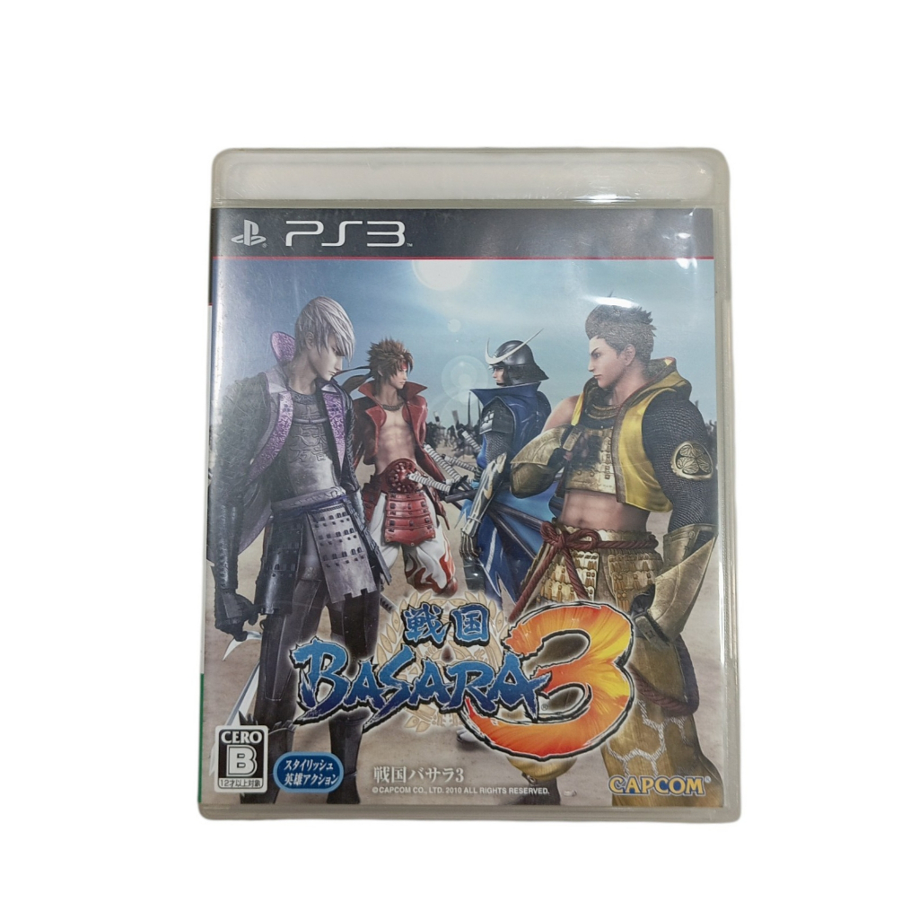 แผ่นแท้ พร้อมกล่องและคู่มือ PS3 Sengoku Basara 3 Samurai Heroes Playstation 3 เพลสเตชั่น 3 (Zone 2) 