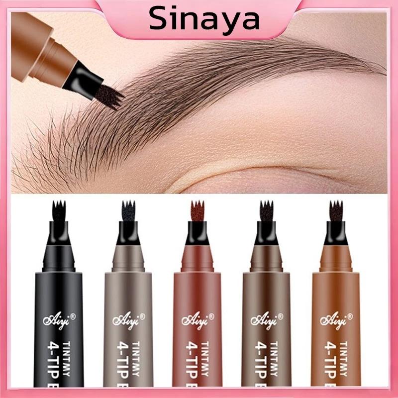 เจลเขียนคิ้ว 3 มิติ Eyebrow Pencil เขียนคิ้วดูเป็นธรรมชาติ วาดเส้นคิ้ว ติดทนนาน กันน้ำกันเหงื่อ คิ้วสวยแปะมีมิติ