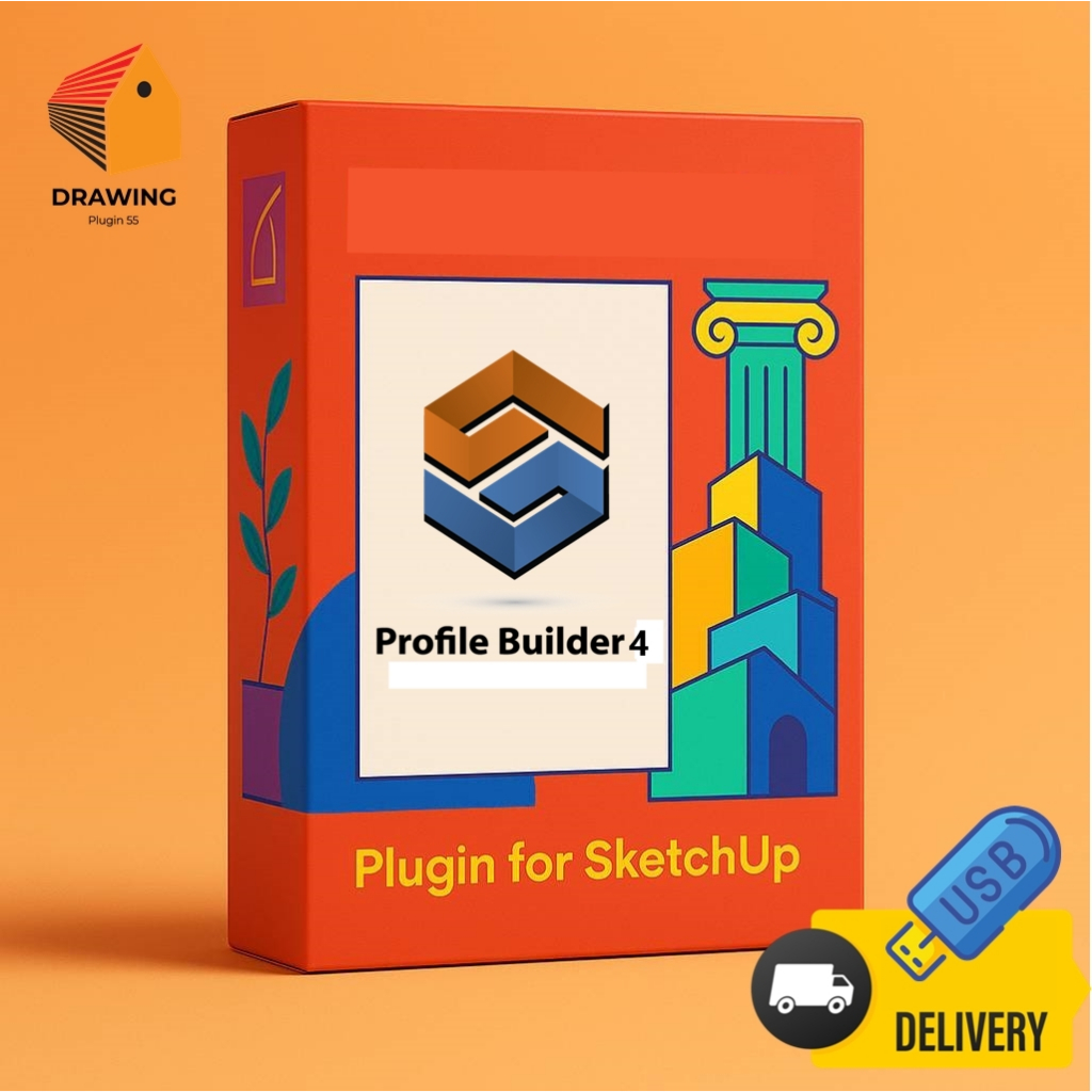 Profile Builder สร้างโมเดลหน้าตัด |Plugin For SU⭐จัดส่งshopee express เท่านั้น